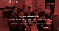 Desktop Screenshot of pacosoftware.com